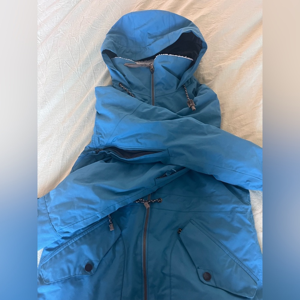Burton Ski Snowboard Winter Jacket Small Blue - Picture 9 of 9